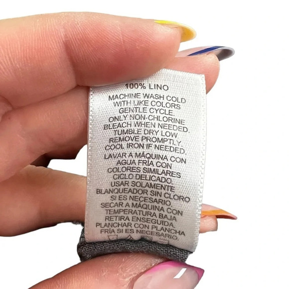 Ellen Tracy • Gray Linen Shorts - Picture 7 of 7